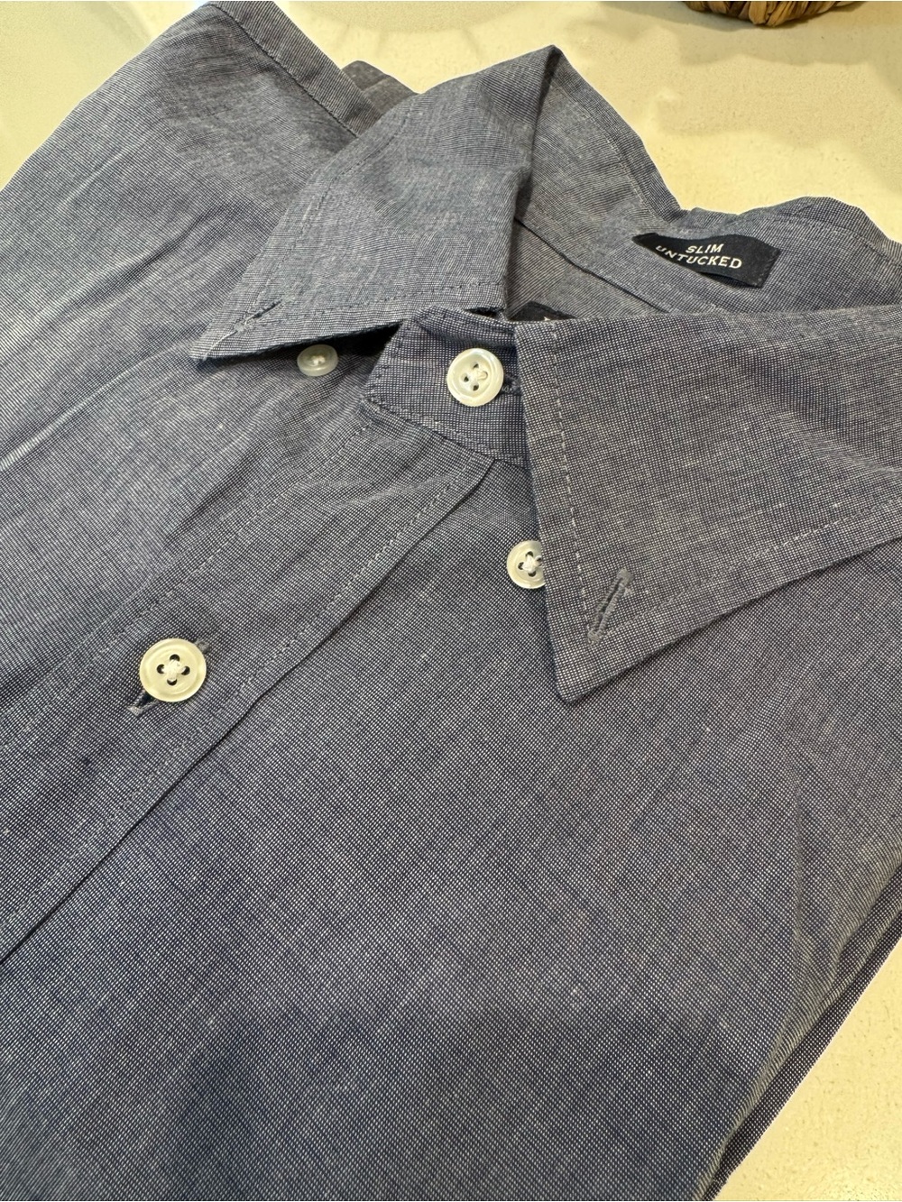 J.Crew Flex Washed Slim Untucked Button-Down Shirt - Size Large